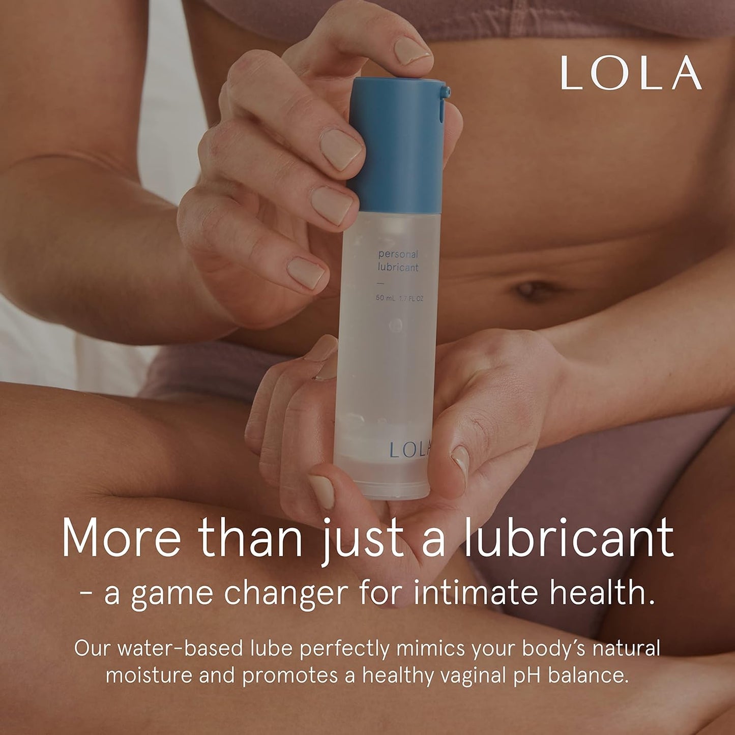 Personal Lubricant - Water-Based Lube for Couples, Unscented Lubricant & Sex Lubricant, Natural, Anal Safe for Women & Men, Water Based Lubrification