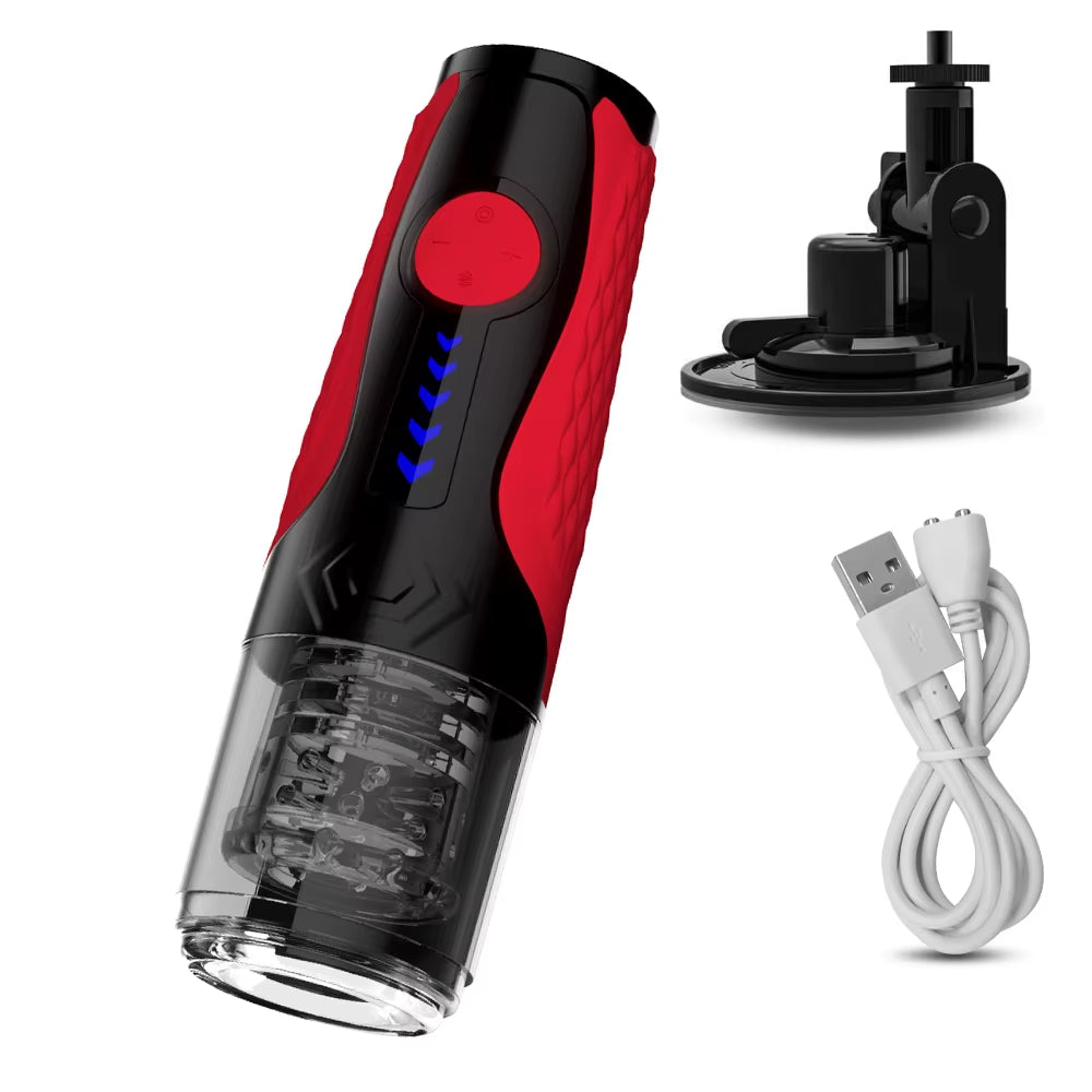Telescopic Rotation Male Masturbator Vagina Masturbation Equipment Sex Toys for Men Goods for Adults Piston Automatic Mastubator