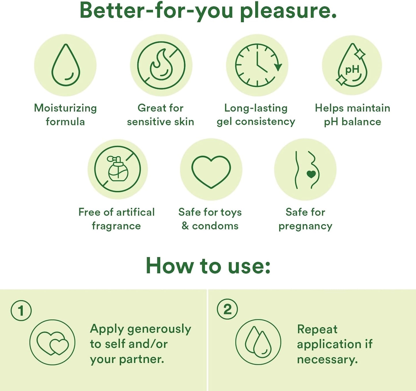 Almost Naked Water-Based Lube, Personal Lubricant with Organic Aloe Vera, Safe for Adult Toys & Condoms, Ph-Balanced, Clean Intimate Wellness Gel for Men & Women, 4 Oz