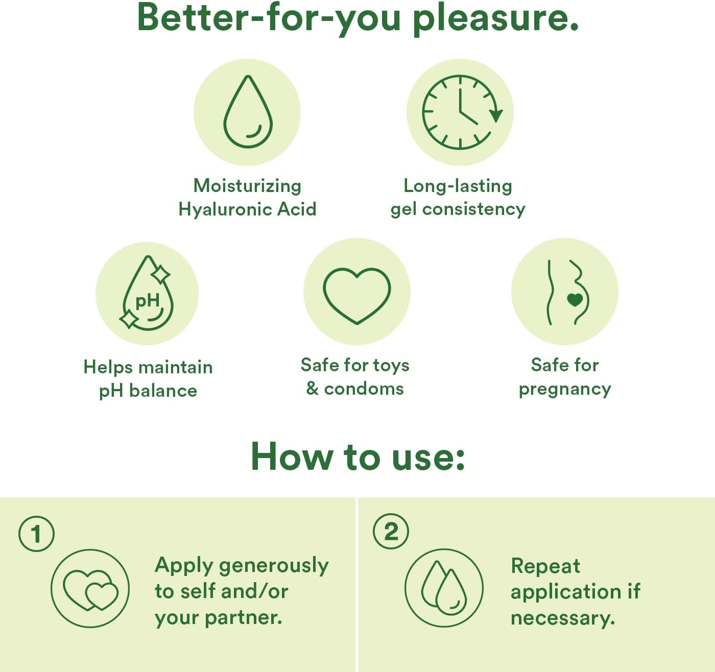 Naked Coconut Organic Coconut Oil & Water-Based Lube, Personal Lubricant with Hyaluronic Acid. Safe for Adult Toys & Condoms, Ph-Balanced, Intimate Wellness Gel for Men & Women, 3 Oz
