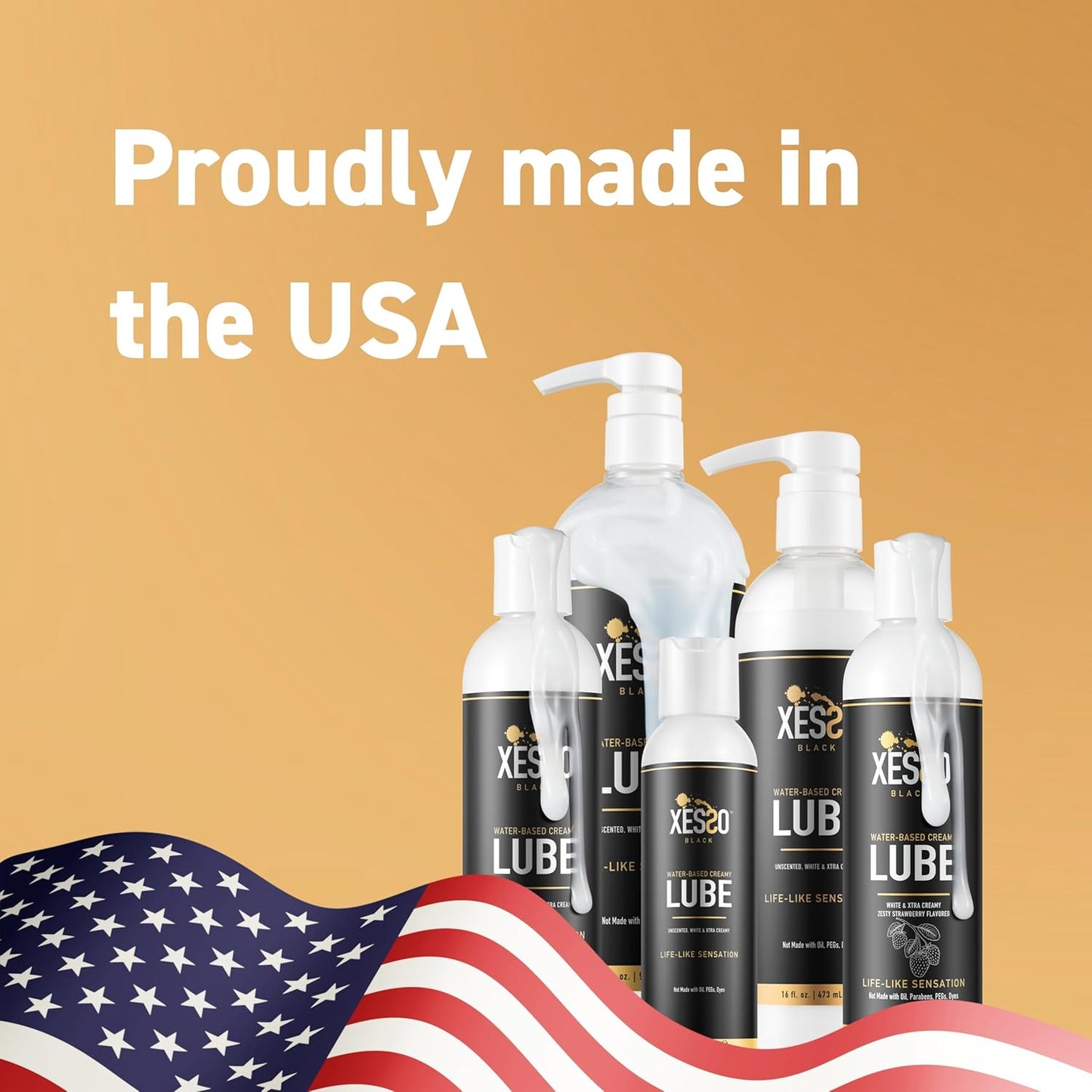 Water-Based Creamy Lube, Unscented 8.3 Fl Oz, Thick White Gel-Like Slippery Glide, Hypoallergenic for Women, Men & Couples. Made in US & Discreet Package. Package May Vary