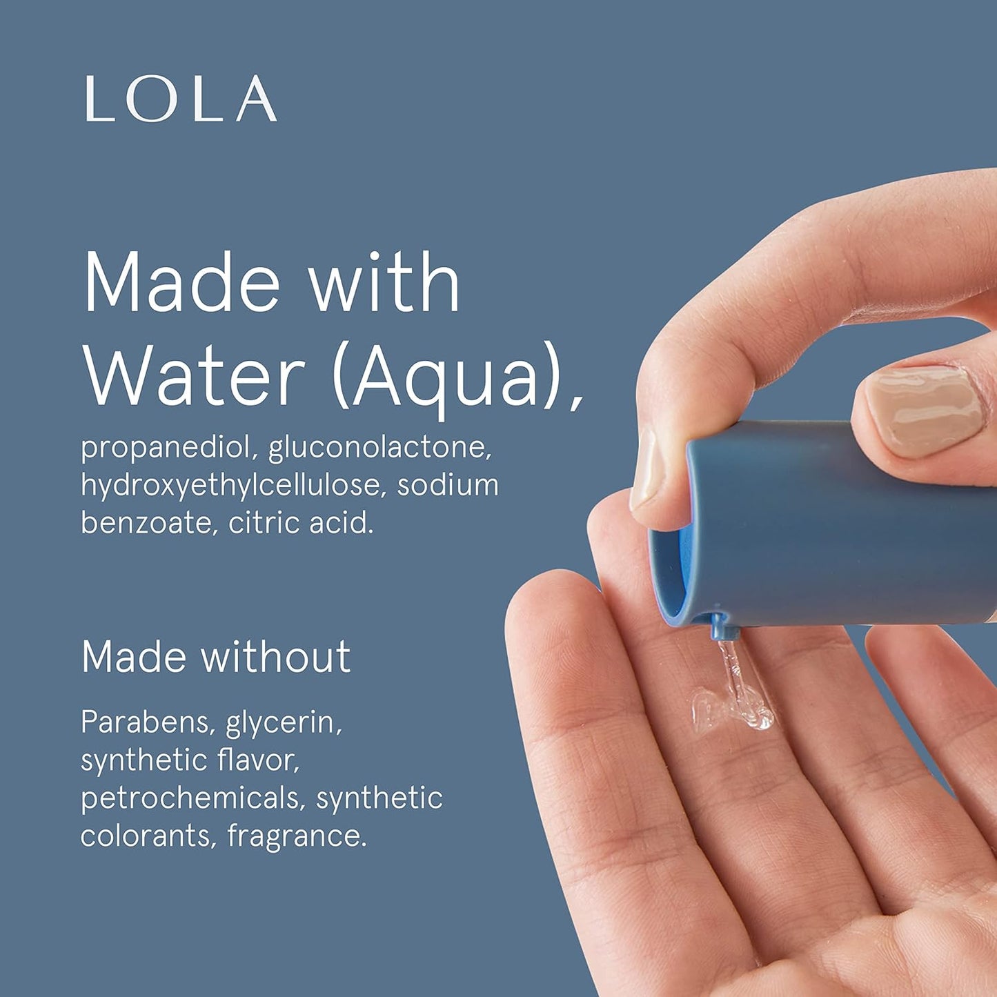 Personal Lubricant - Water-Based Lube for Couples, Unscented Lubricant & Sex Lubricant, Natural, Anal Safe for Women & Men, Water Based Lubrification