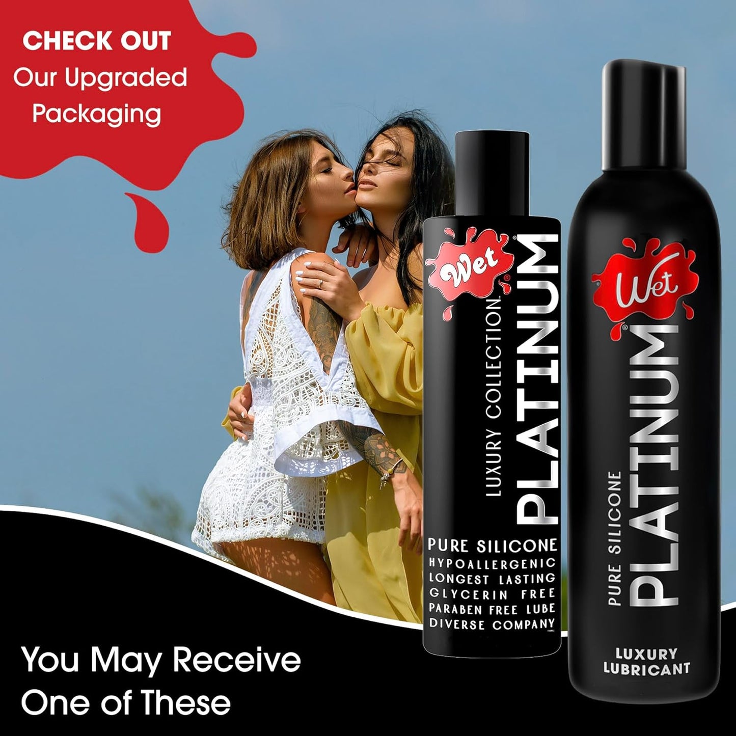 Platinum Silicone-Based Personal Lubricant | Ultra Smooth, Super Slick, Hypoallergenic, Long-Lasting Performance, Waterproof Formula| Lube for Men, Women & Couples, 4.2 Fl Oz