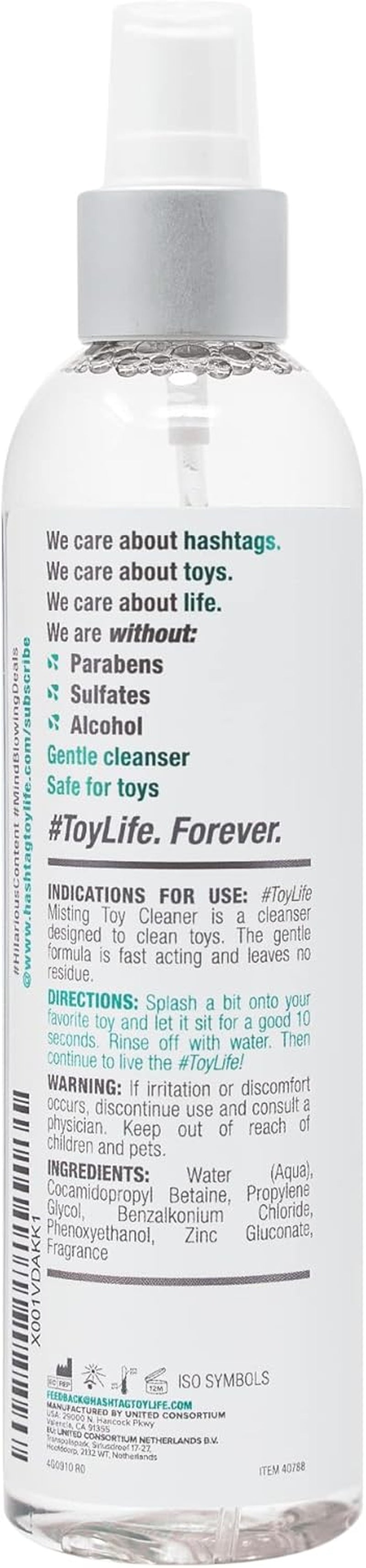 All-Purpose Misting Toy Cleaner, All-Purpose Cleaning Solution, Sprays Perfect Amount, 8 Fl Oz
