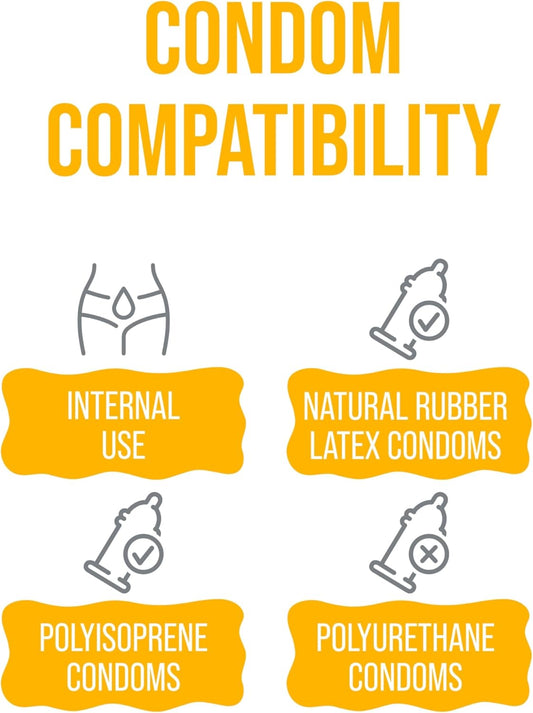 Lubelife Water-Based Lube – Personal Lubricant for Men, Women & Couples, Travel Size, Non-Staining, Easy Clean-Up, Toy-Safe, 8 Fl Oz