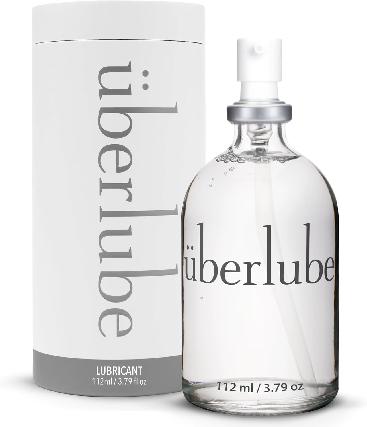 Silicone Base Lube - Unscented Silicone Lubricant Personal Lubrication : Latex Safe Privacy Sex Lube Liquid for Couples Women & Men - Flavorless, Vaginal & Anal - 112Ml