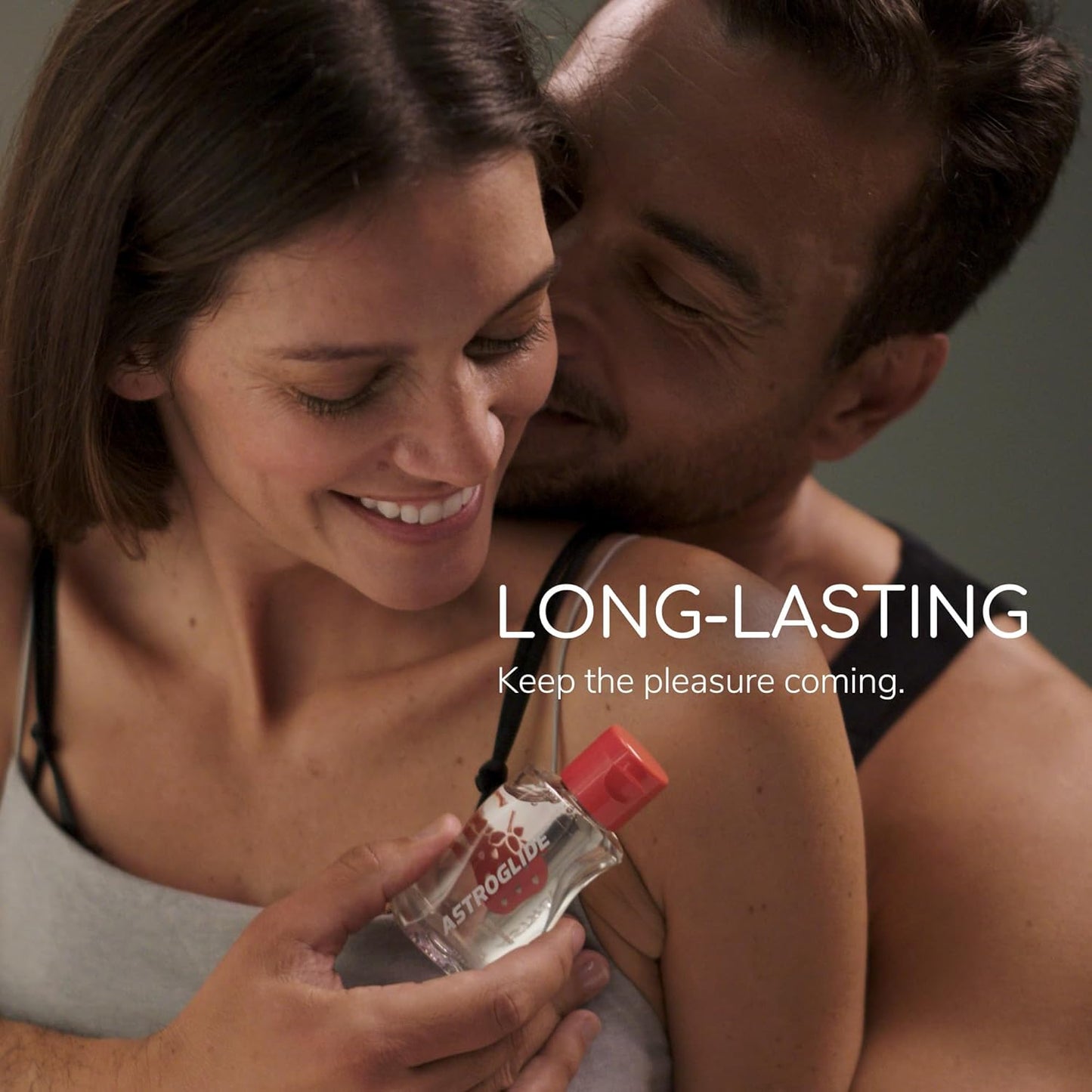 Water Based Flavored (2.5Oz), Edible Strawberry Personal Lubricant for Men, Women and Couples, Travel-Friendly Size