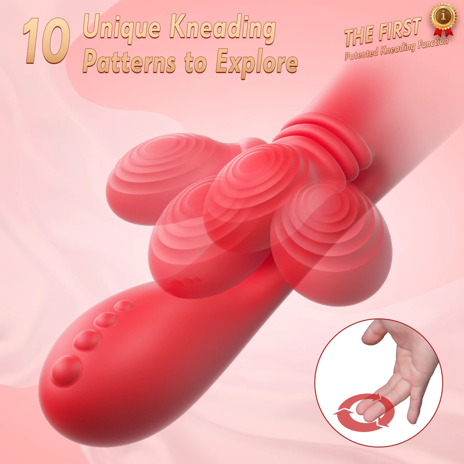 5-in-1 Tapping and Thrusting G-Spot Vibrator for Women Clitoral Stimulator and Masturbator Ultimate Pleasure Adult Toy