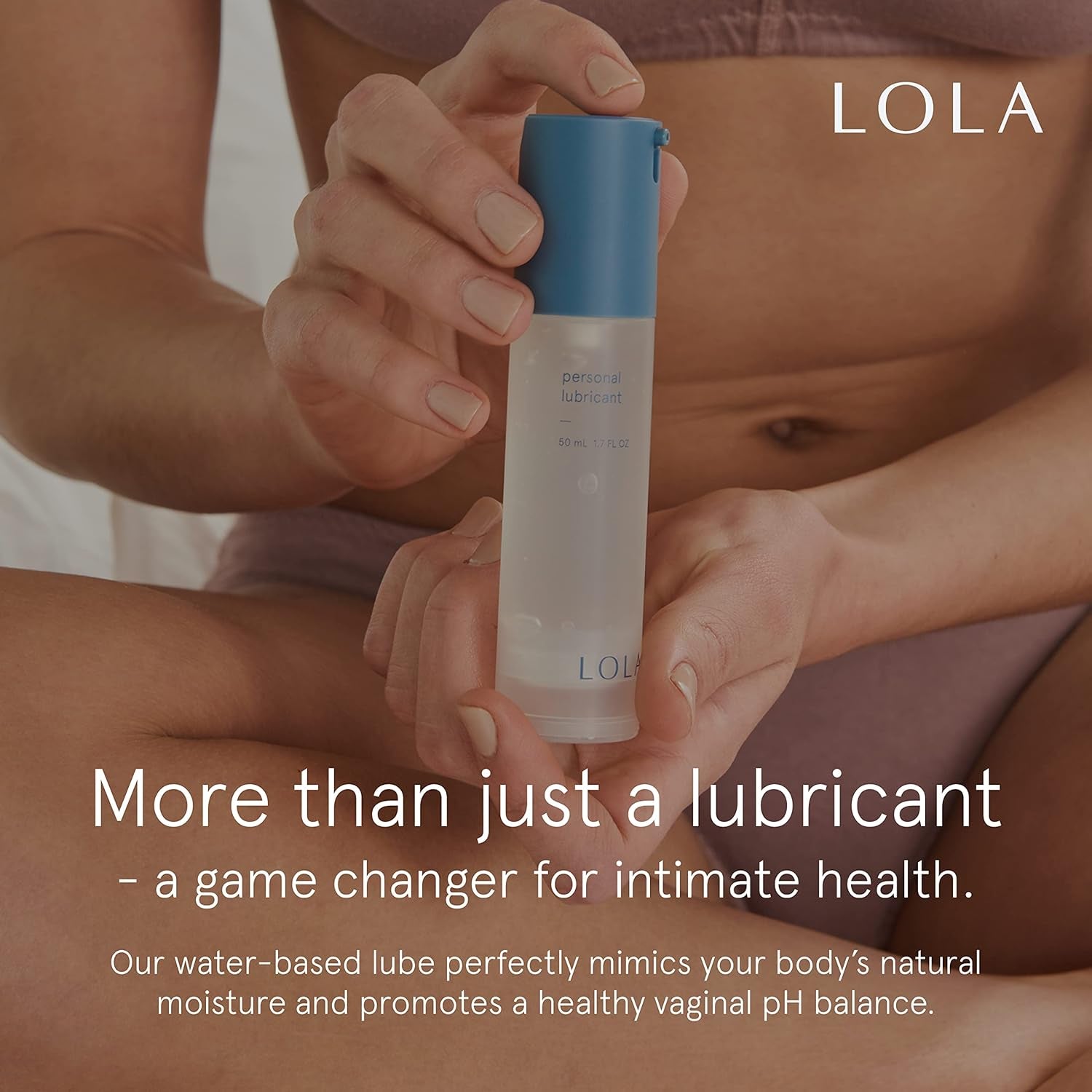 Personal Lubricant - Water-Based Lube for Couples, Unscented Lubricant & Sex Lubricant, Natural, Anal Safe for Women & Men, Water Based Lubrification
