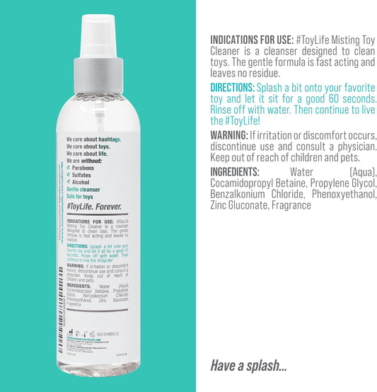 All-Purpose Misting Toy Cleaner, All-Purpose Cleaning Solution, Sprays Perfect Amount, 8 Fl Oz