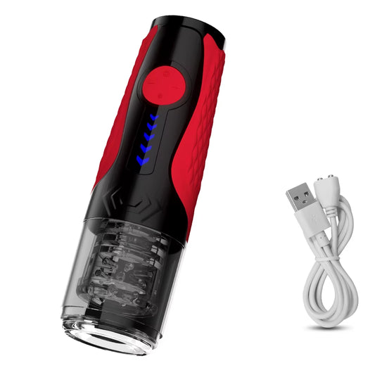 Telescopic Rotation Male Masturbator Vagina Masturbation Equipment Sex Toys for Men Goods for Adults Piston Automatic Mastubator